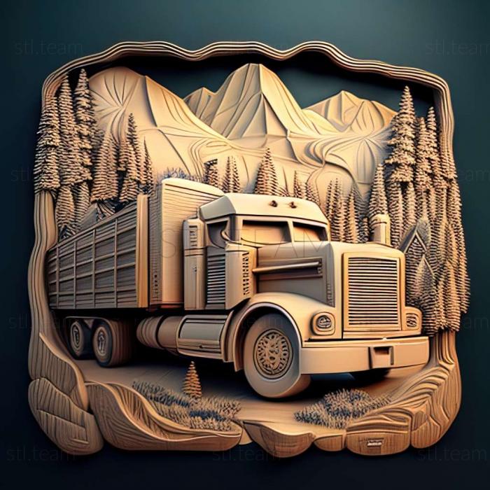 Игра Симулятор грузовиков на Аляске